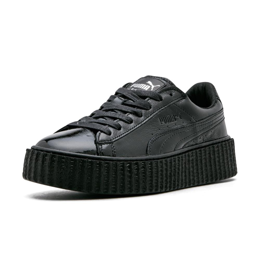 puma creeper cracked leather