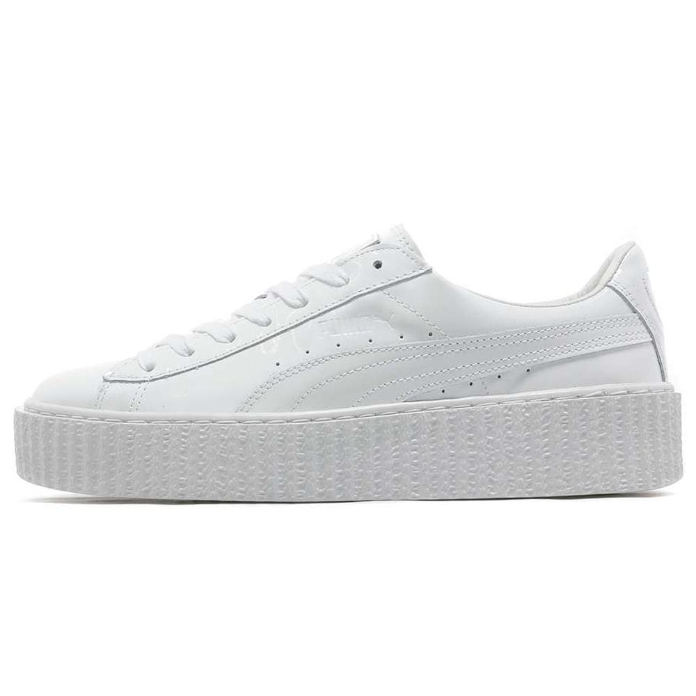 puma creeper white leather