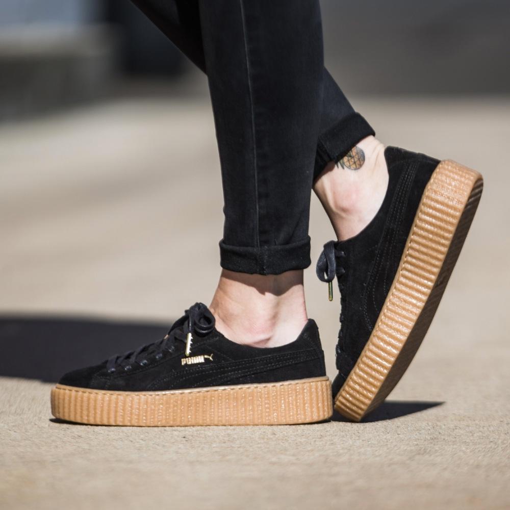 Rihanna x PUMA Suede Creeper Black-Gum — Game