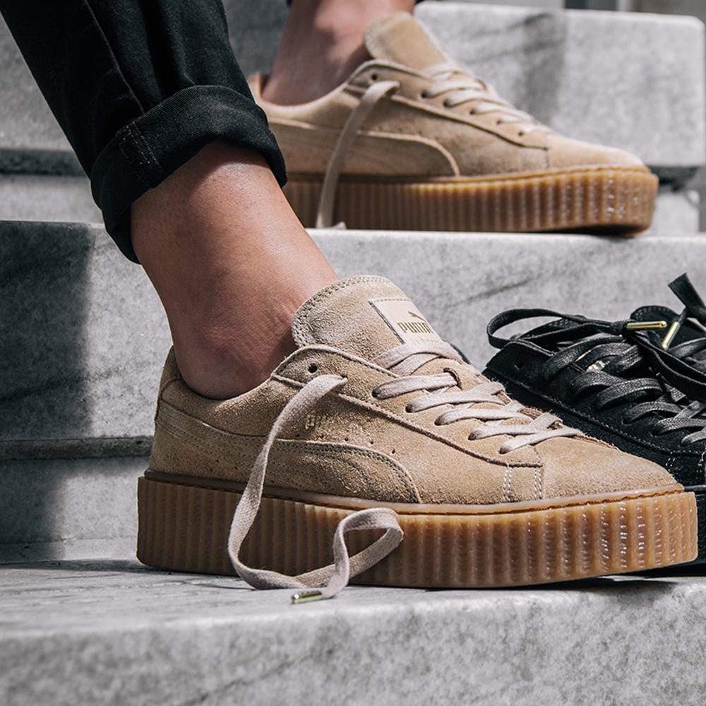 rihanna puma creepers oatmeal