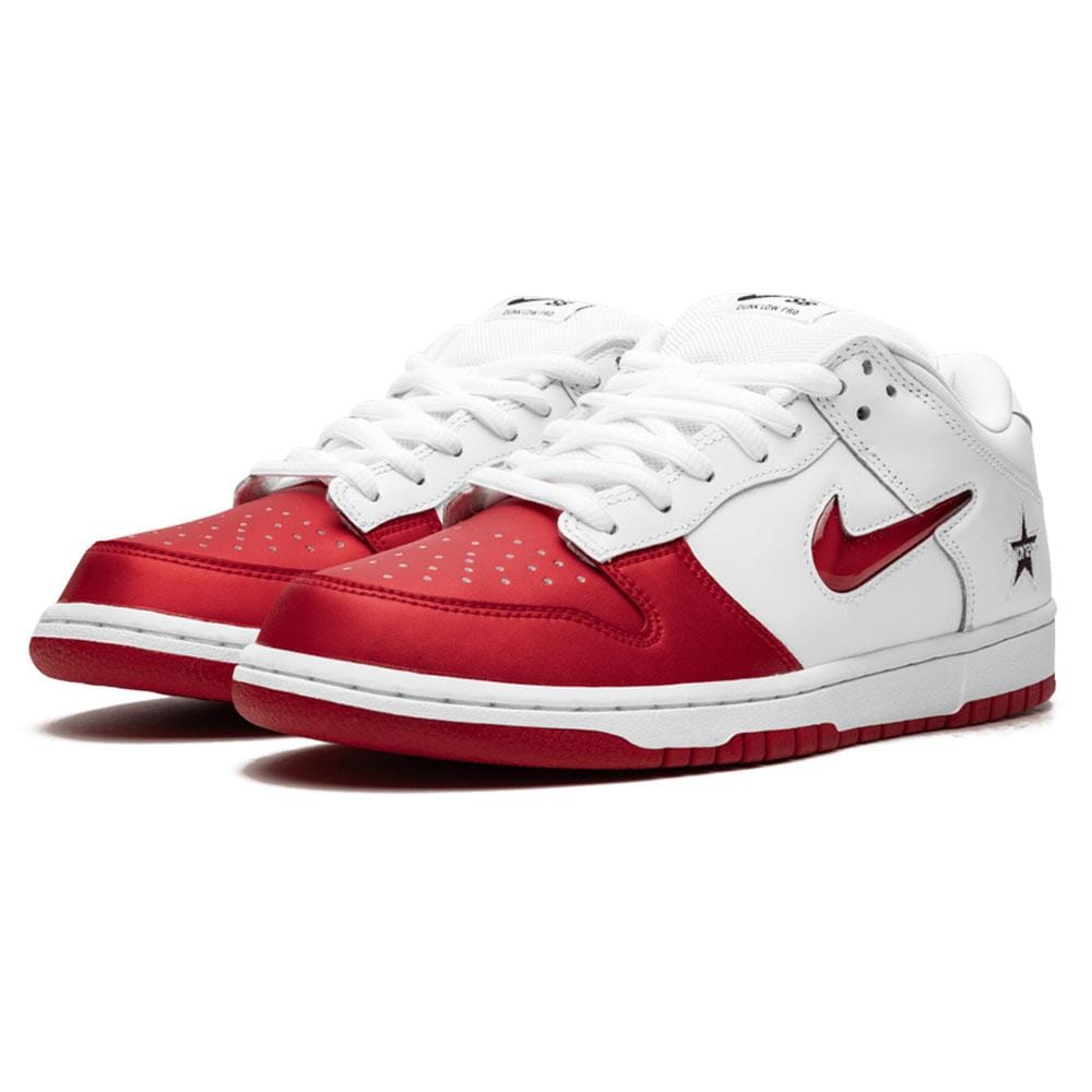 nike sb dunk red and white