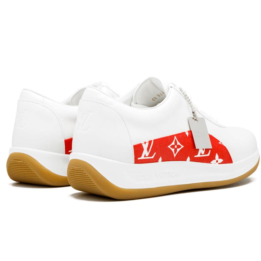 Louis Vuitton x Supreme White Leather and Monogram Canvas Trim Sport  Sneakers Size 40 Louis Vuitton  TLC