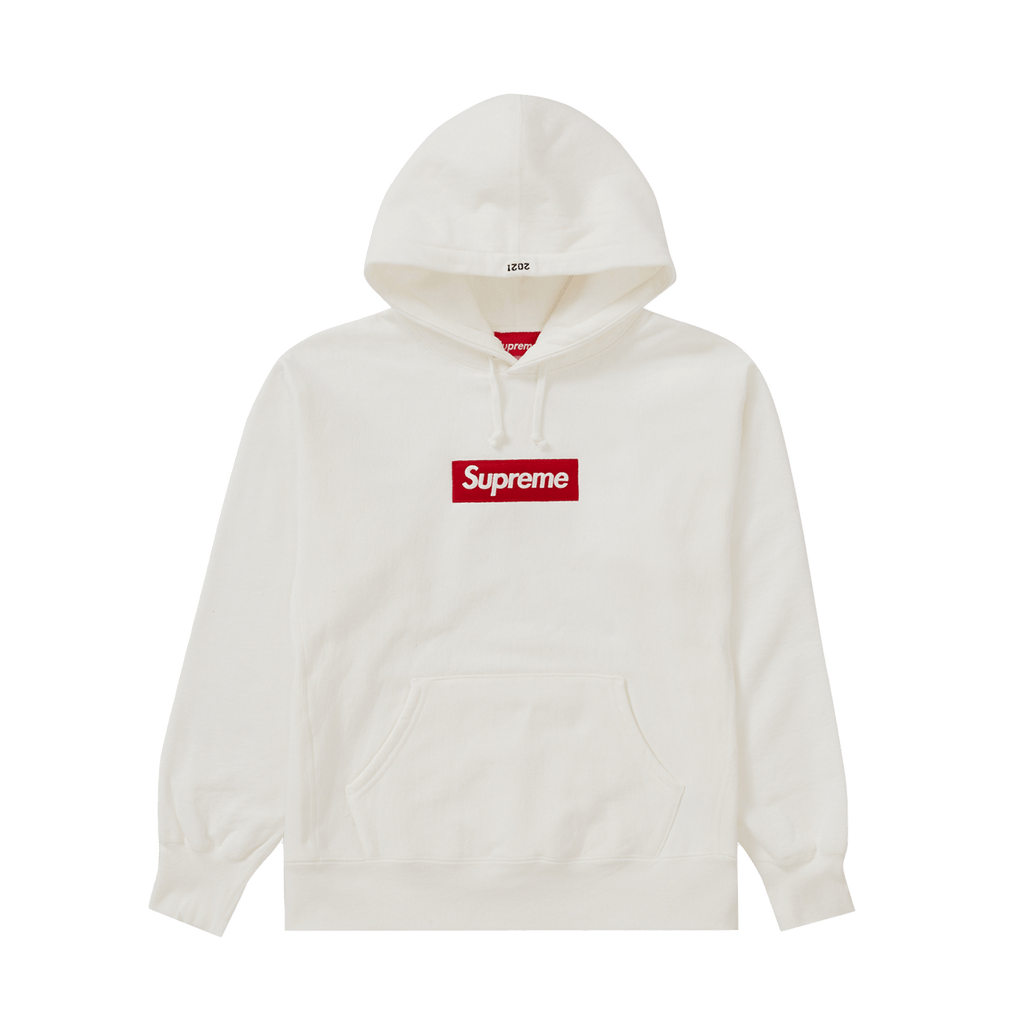 Supreme Box Logo Hooded Sweatshirt White