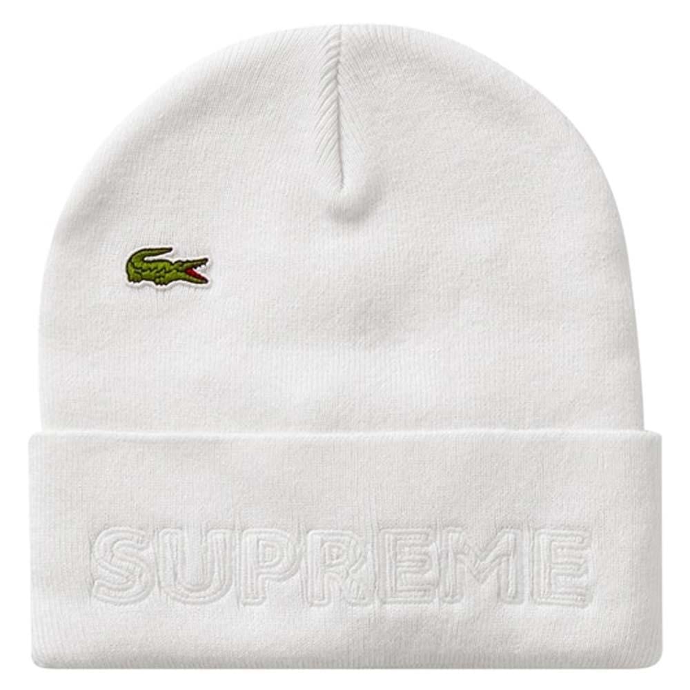 lacoste beanie black