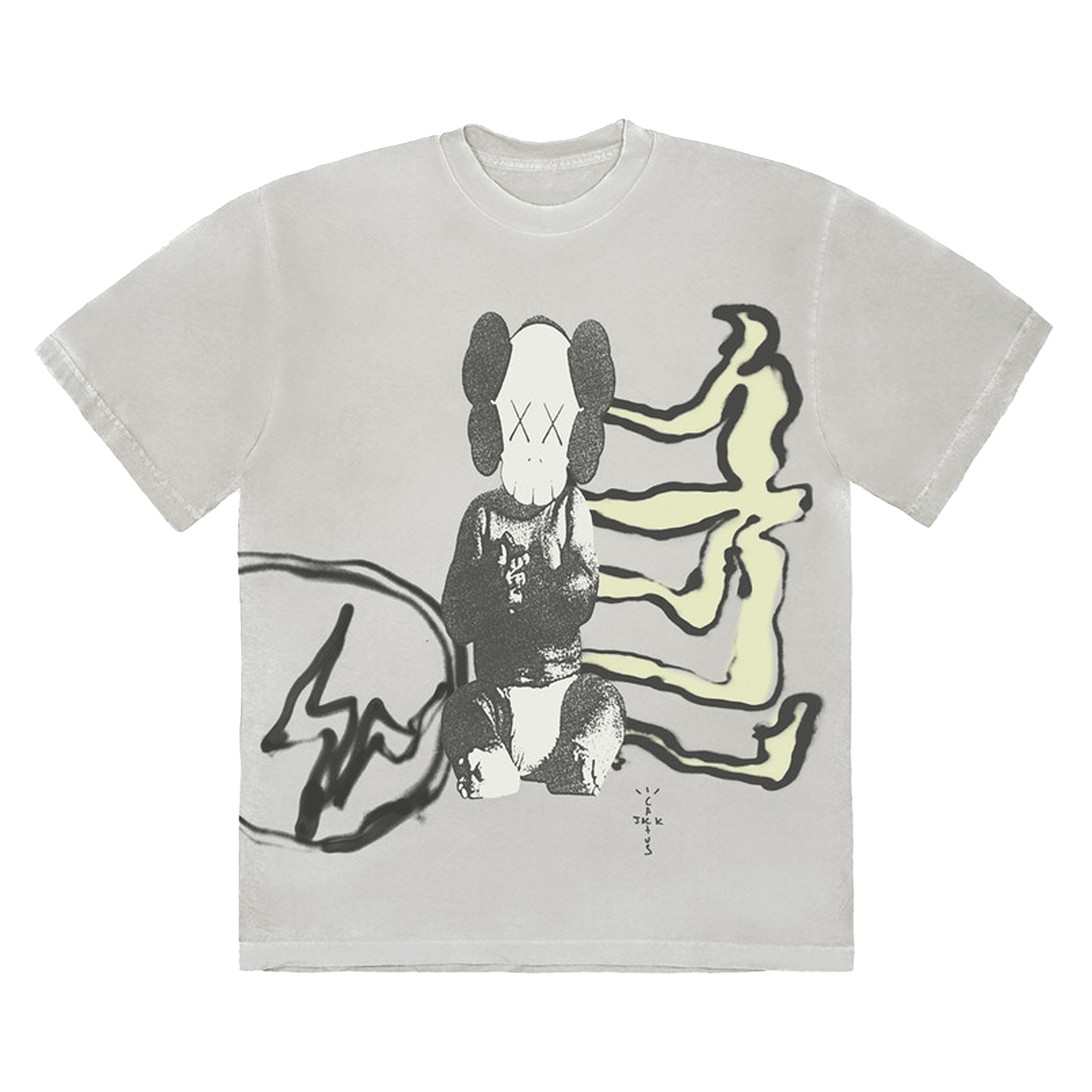 Jordan x Travis Scott x Fragment Mens Short Sleeve T-Shirt Size:SX