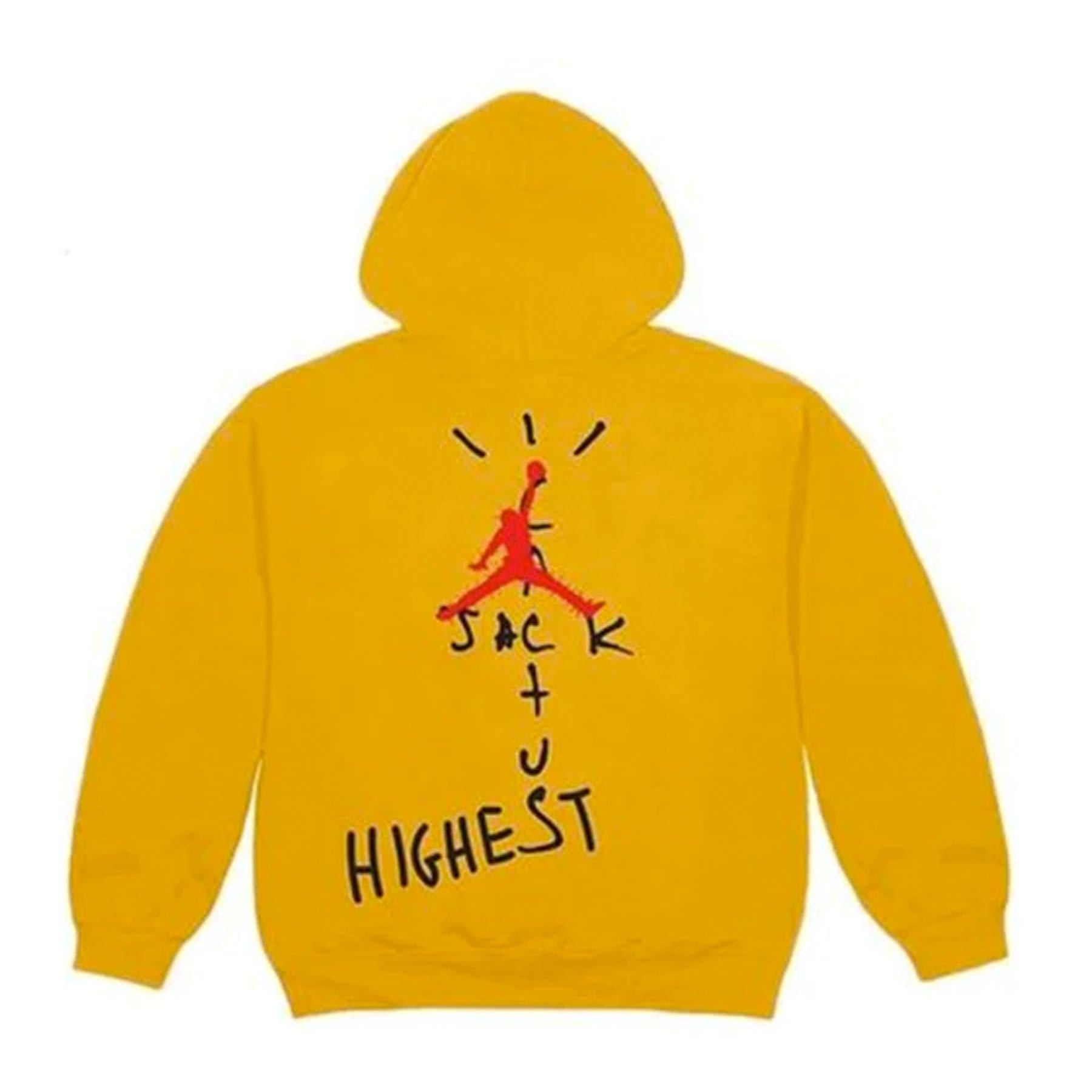 travis scott jordan hoodie yellow