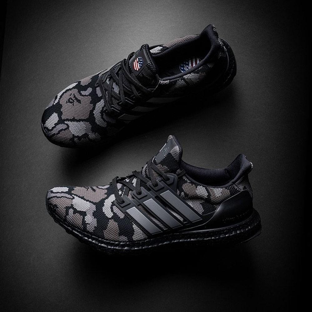 bape x adidas black camo