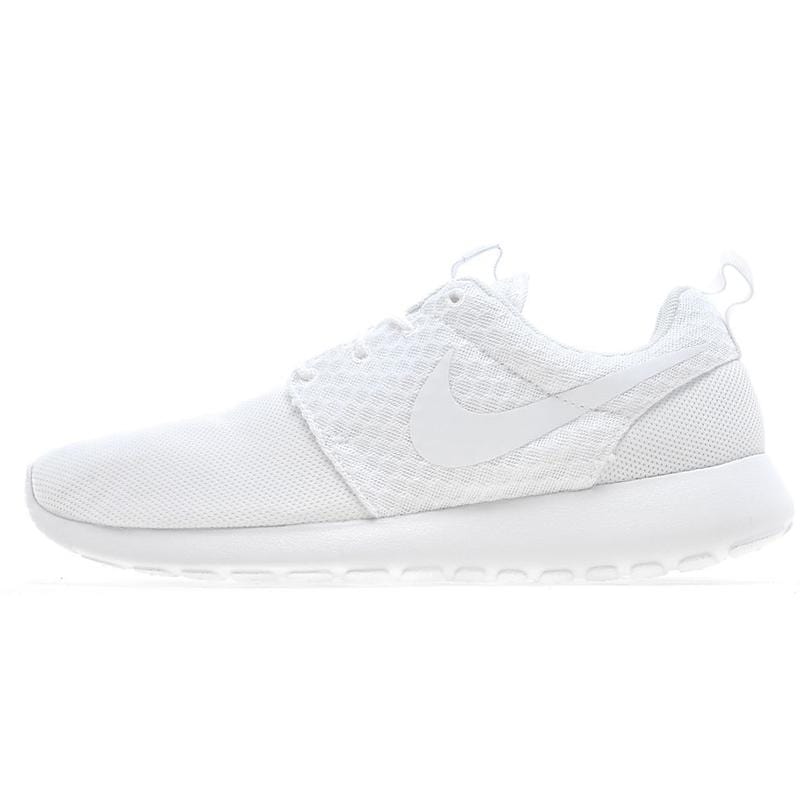 all white nike roshe run