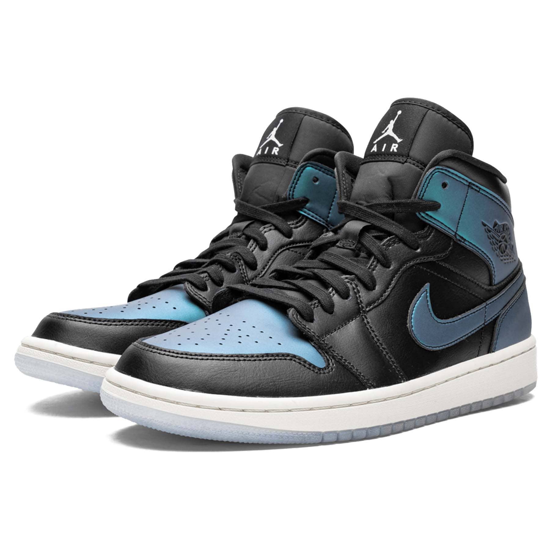 Air Jordan 1 Mid Wmns 'Metallic Turquoise'