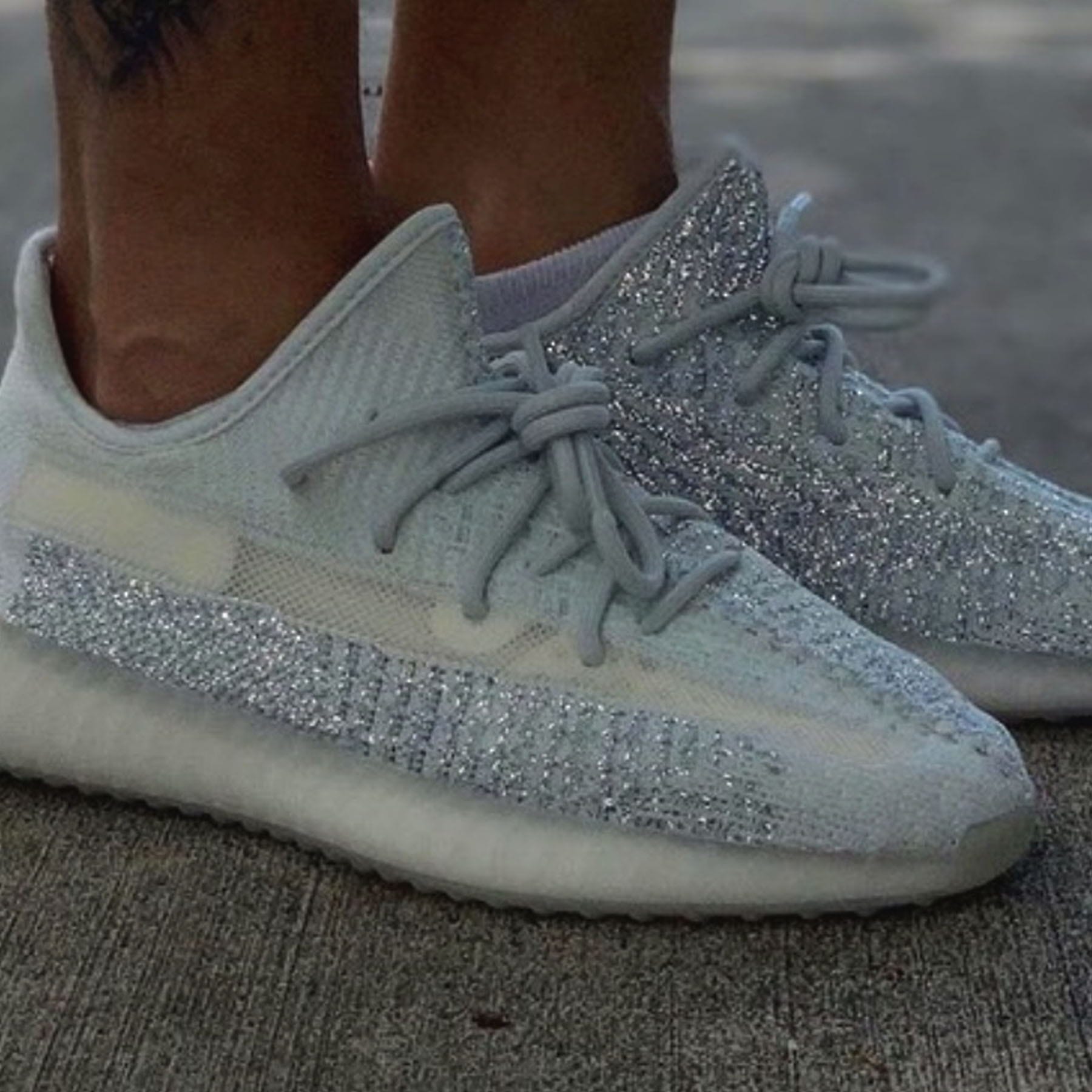 yeezy cloud white reflective release date