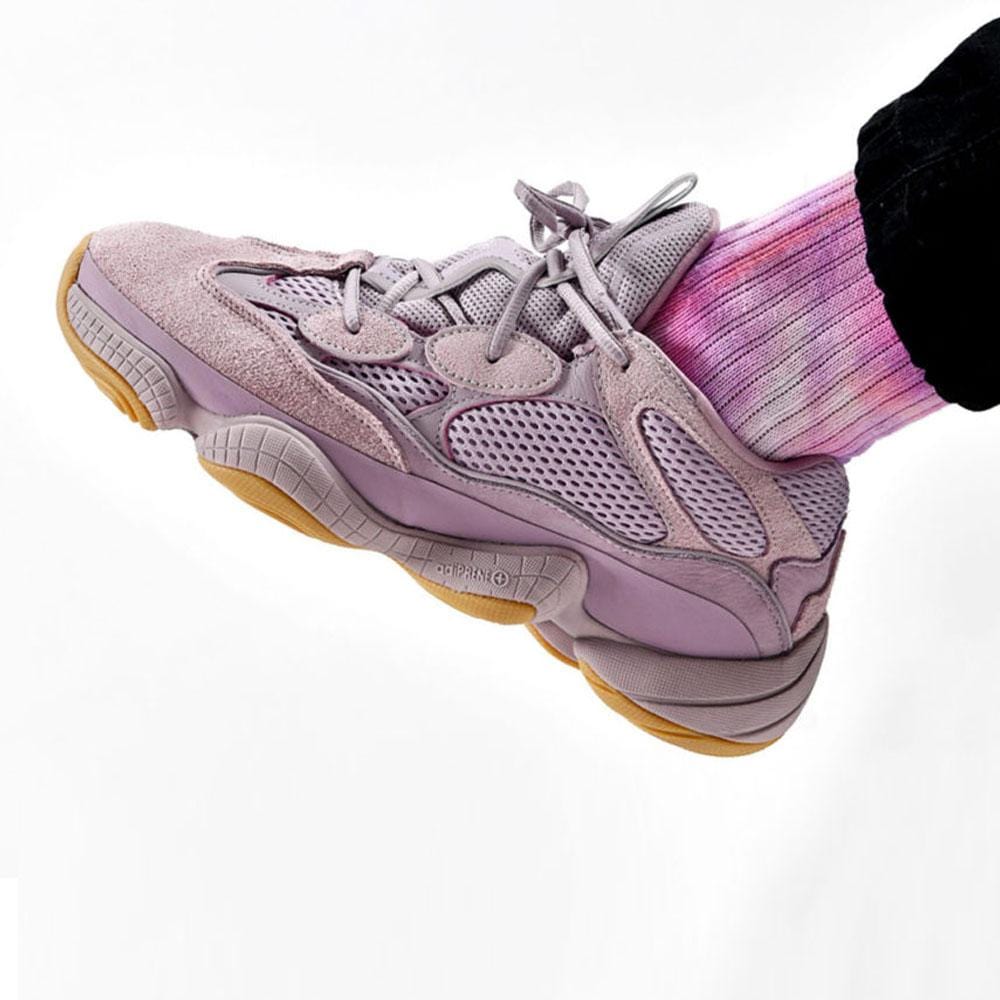 yeezy 500 purple on feet