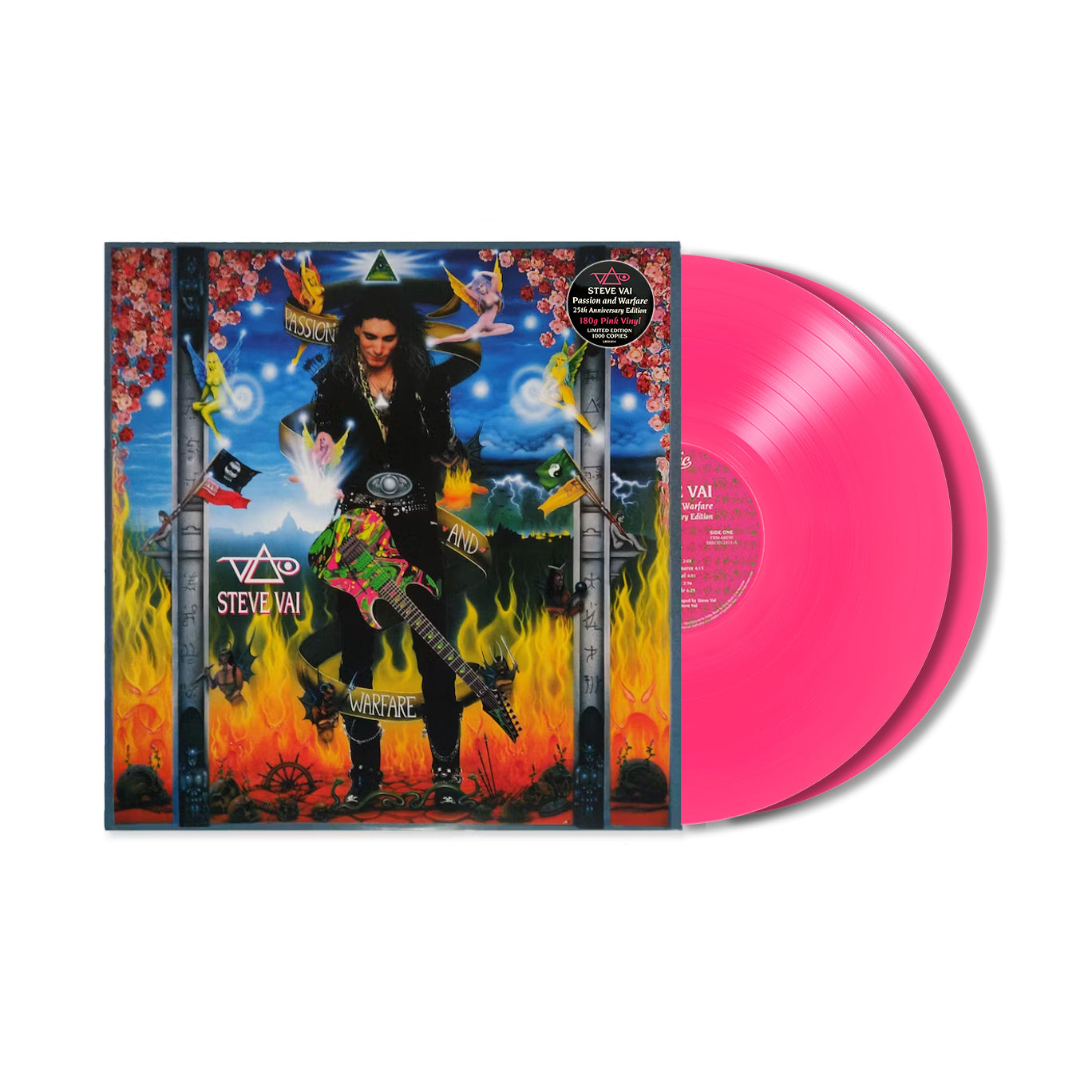 Passion & Warfare 25th Anniversary Double 180gr Pink Vinyl - Steve Vai product image