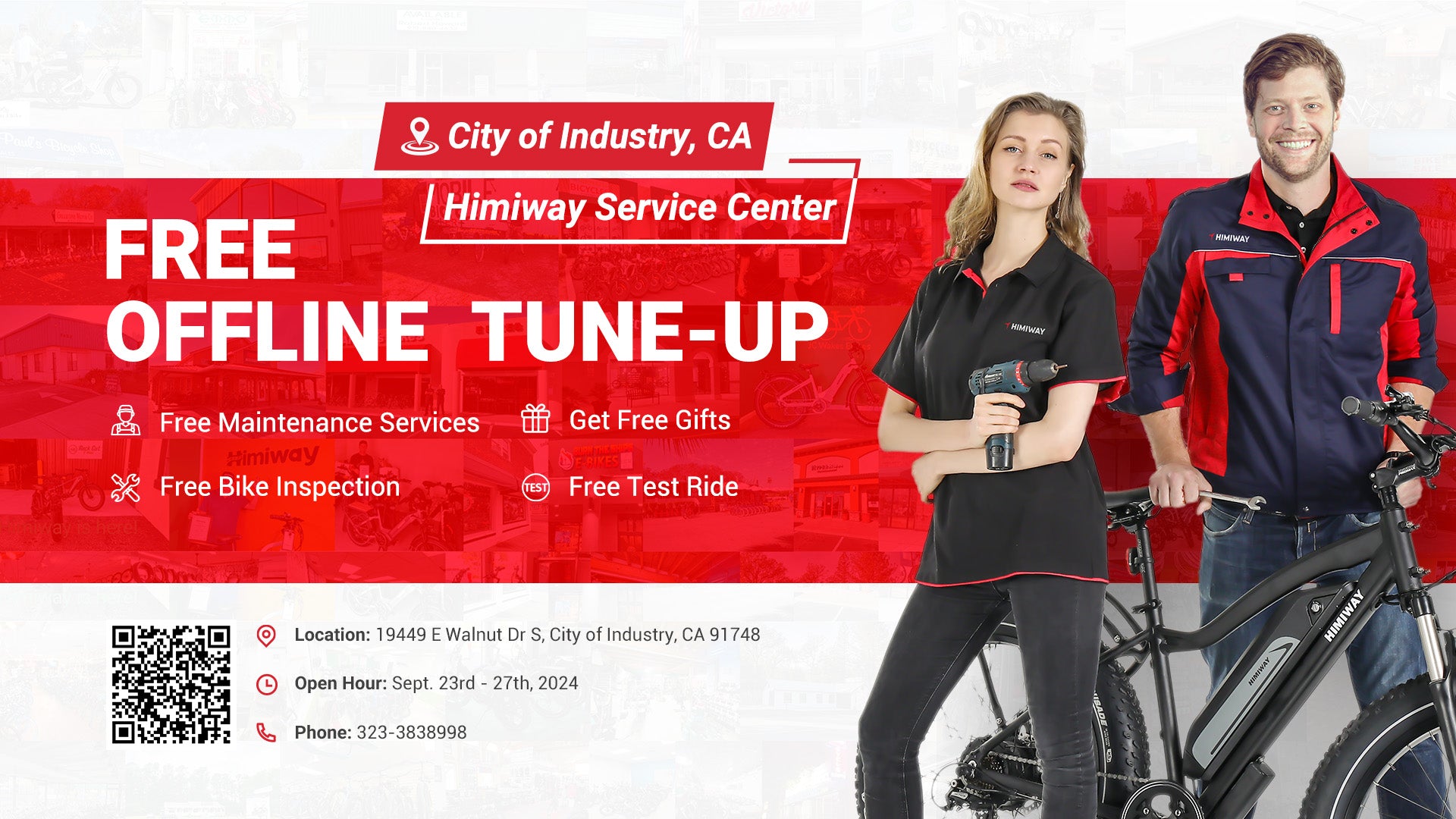 Himiway Free Tune Up Event：Himiway Service Center