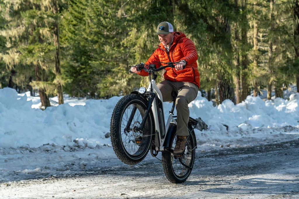 Himiway ebike in winter