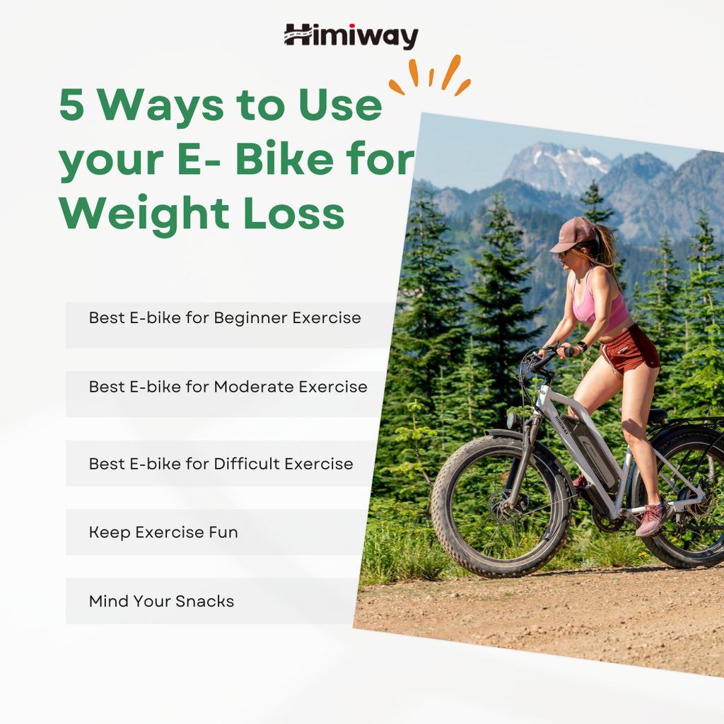 5 Ways to Use your E- Bike for Weight Loss | Himiway