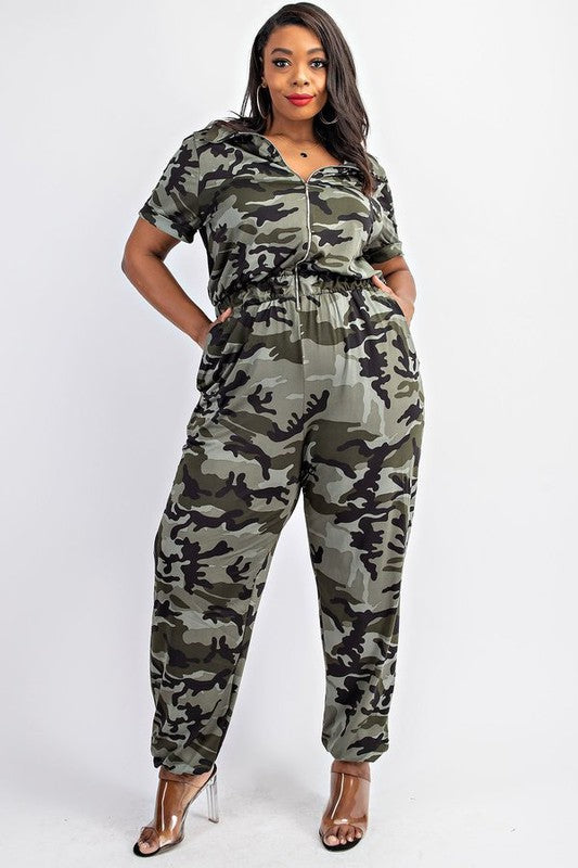 Camouflage Jumpsuit $45.99 – She So Boutique