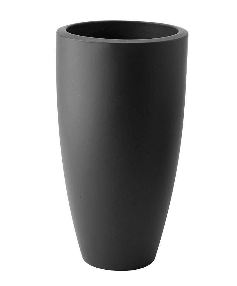 rustig aan Charles Keasing String string Buy Elho tall flower pot Pure soft round anthracite - Indoor and outdoor  pot | Bakker.com