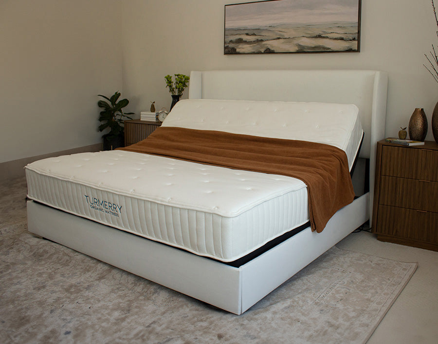 Adjustable bed base with ultimate control adjust- Turmerry