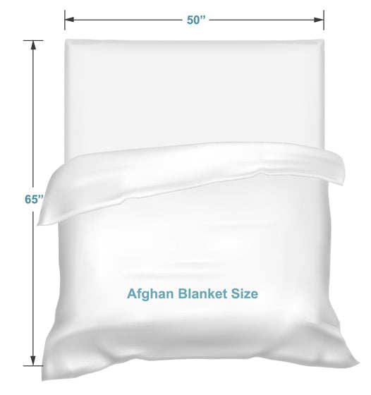 afghan blanket size