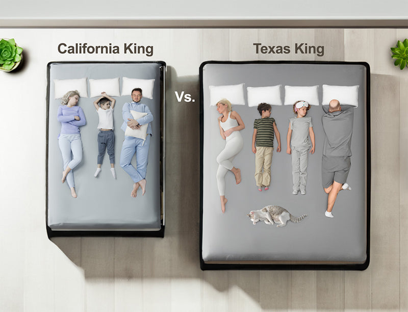 California king vs texas king - mattress size comparison guide