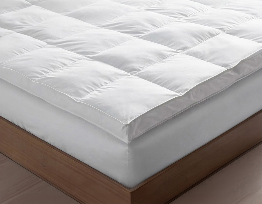 Feather mattress topper