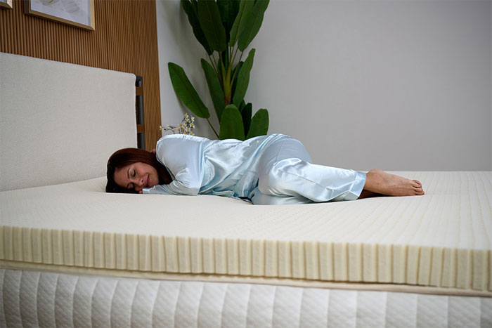 Mattress topper with high density foam for sleep partner