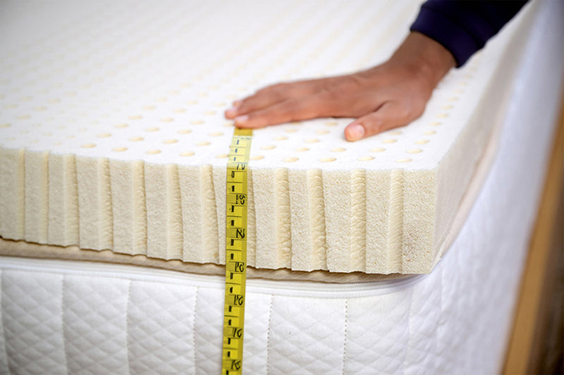 Mattress topper thickness guide