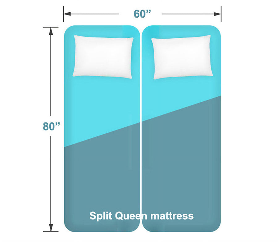Split Queen Mattress dimensions