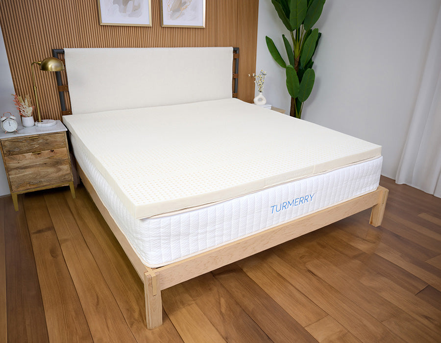 Turmerry Organic Latex Mattress Topper