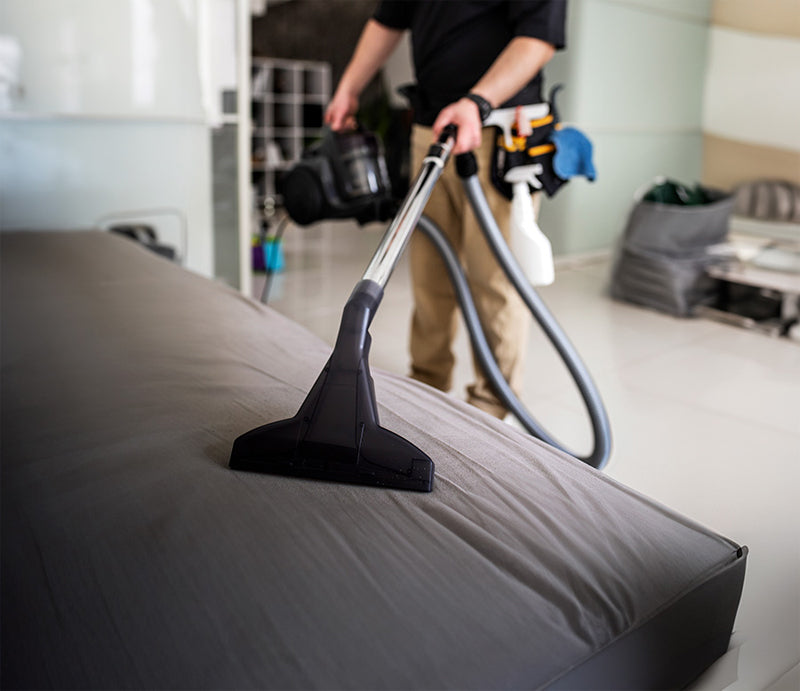 use a vacuum cleaner with upholstery attachment to keep it fresh