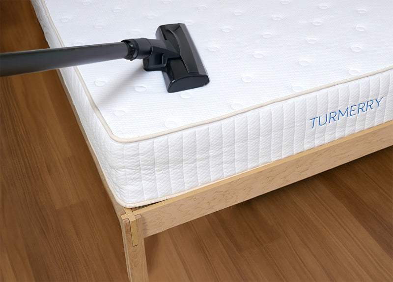 Vacuum and spot-clean medium firm latex mattress