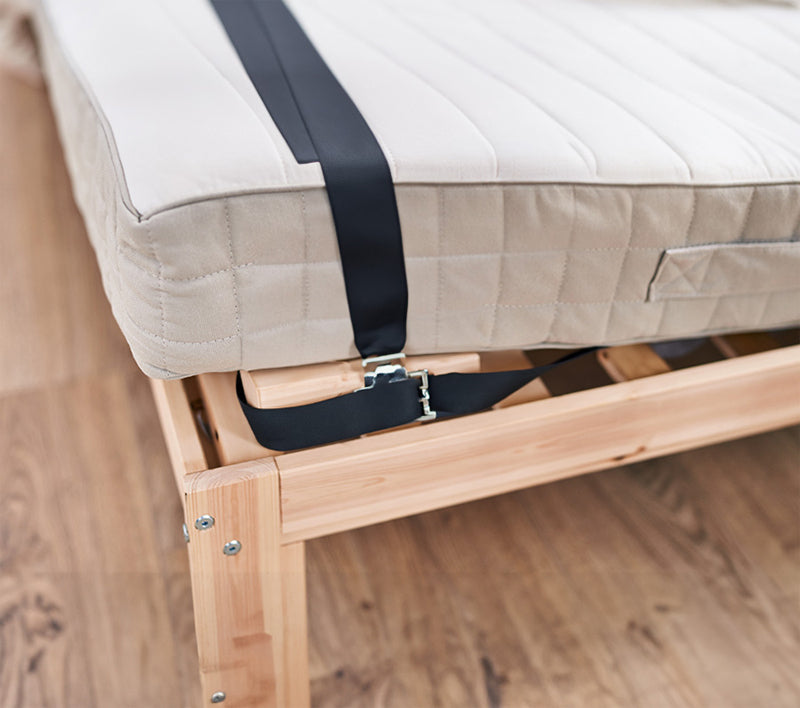 velcro strips or fasteners in adjustable bed frames