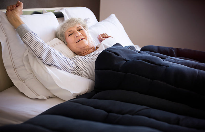 weighted blankets reduces discomfort associated with osteoarthritis