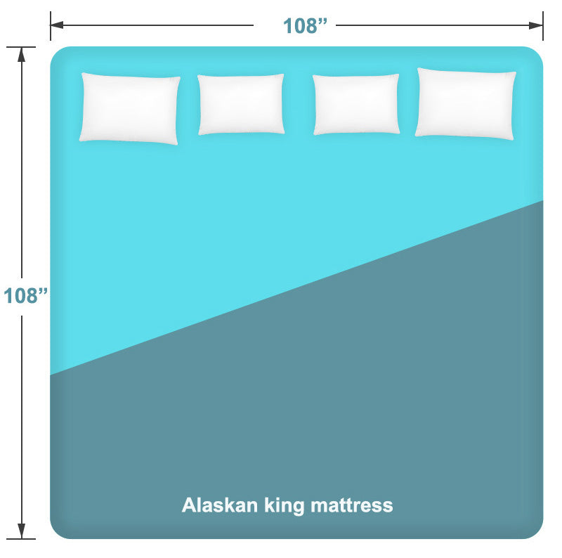 alaskan king size bed dimensions