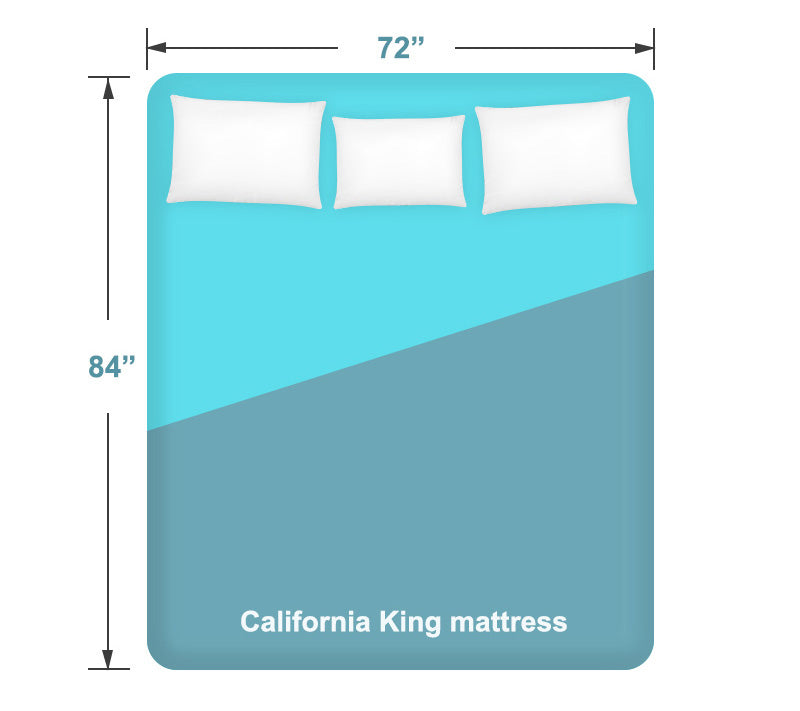 california king size bed dimensions