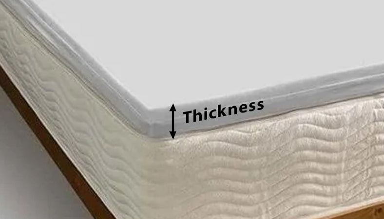 a thicker mattress topper is more comfortable for people with arthritis.