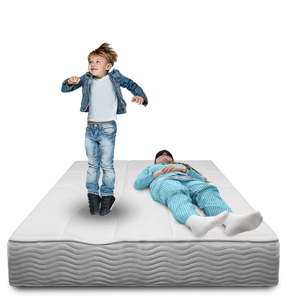 a mattress with motion isolation feature for snorers