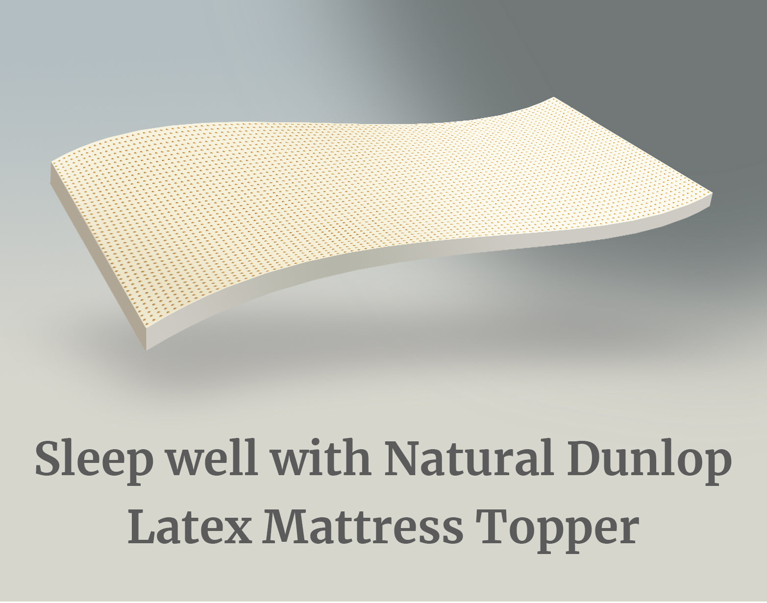 dunlop natural latex mattress topper