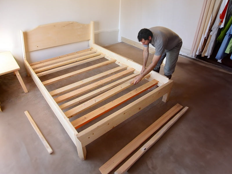 preparing bed frame