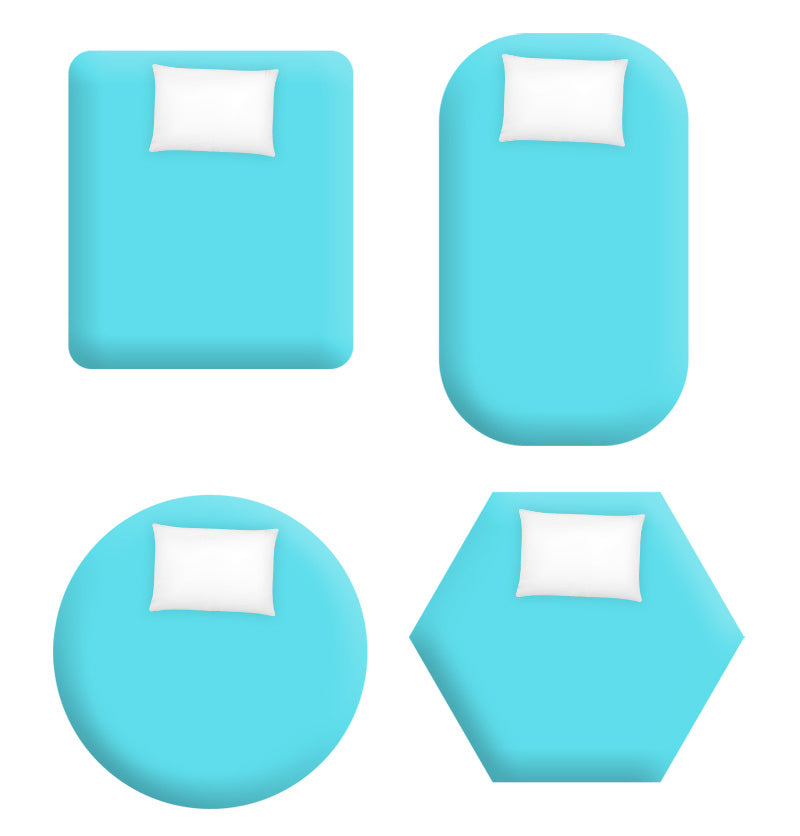 shaped crib mattress sizes (uniquely shaped)