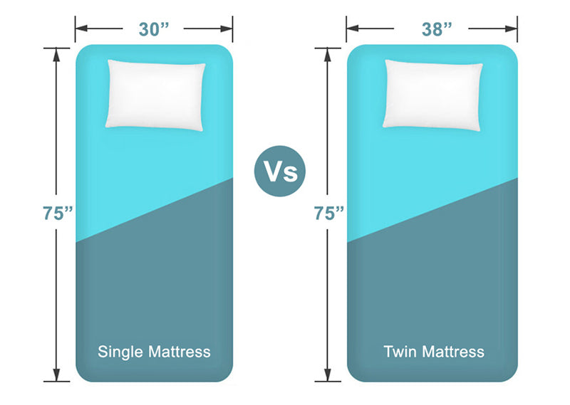 single vs twin bed size