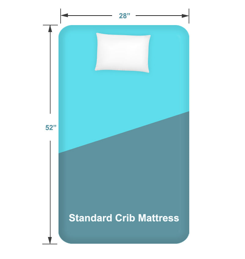 standard crib mattress size (with dimensions)