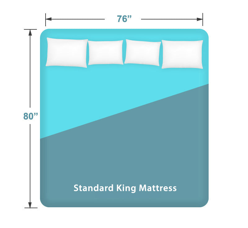 standard king bed dimensions