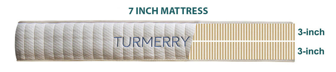 natural latex mattress 7 inch entire mattress