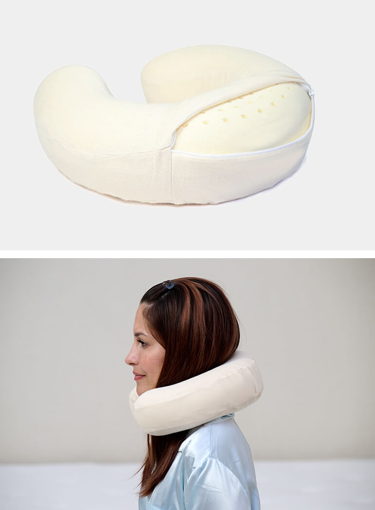 turmerry latex neck pillow view