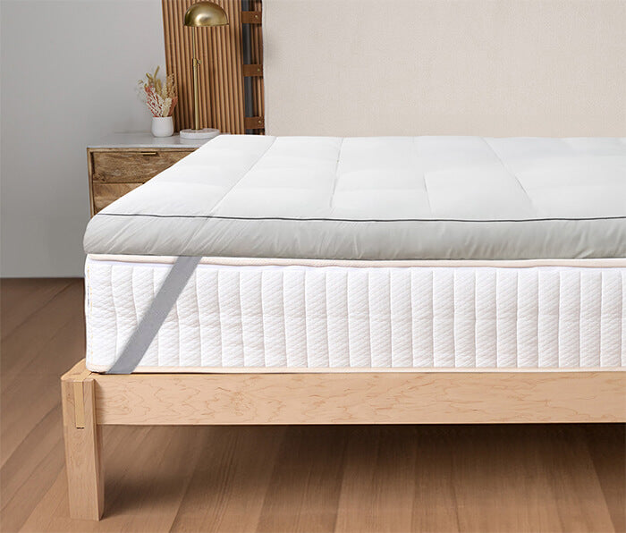 Down Mattress Pad with an alternative pillow top cover