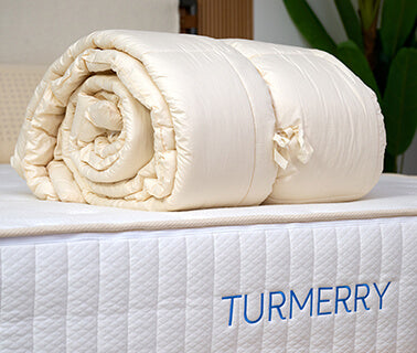 turmerry natural usa made wool comforter Non Itchy