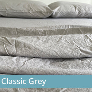 organic belgian linen sheet sets classic grey