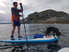 Dry Bags on paddleboard