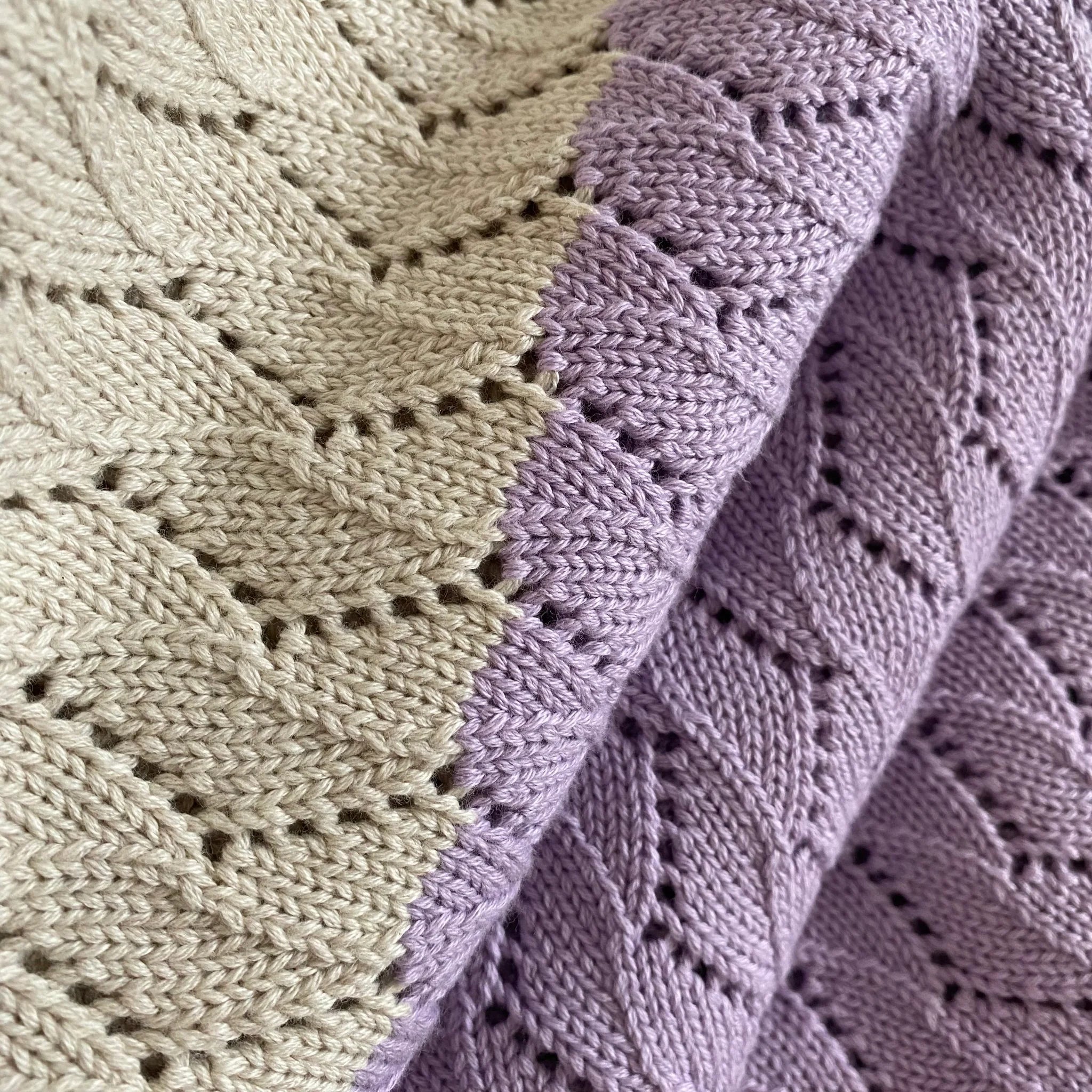 Purple Sweet Dreams Baby Blanket Crochet Pattern – Free - A More Crafty Life